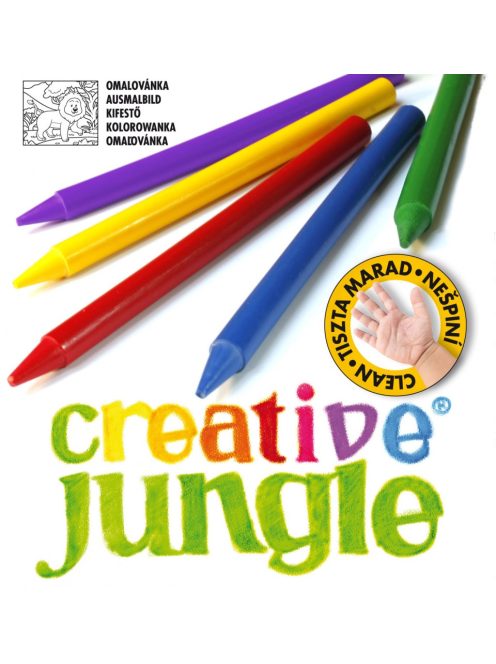 12-ES CREATIVE JUNGLE PLASTIC ZSÍRKRÉTA